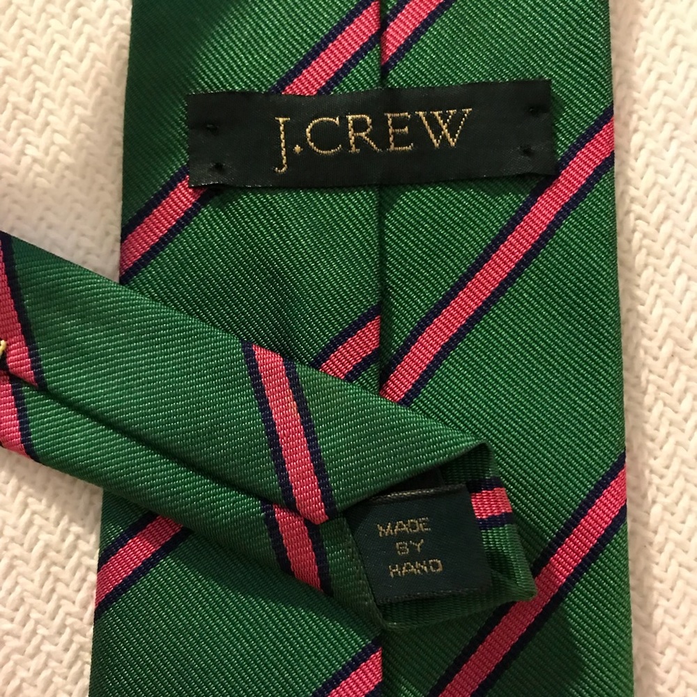 “Vintage” 100% silk J Crew necktie